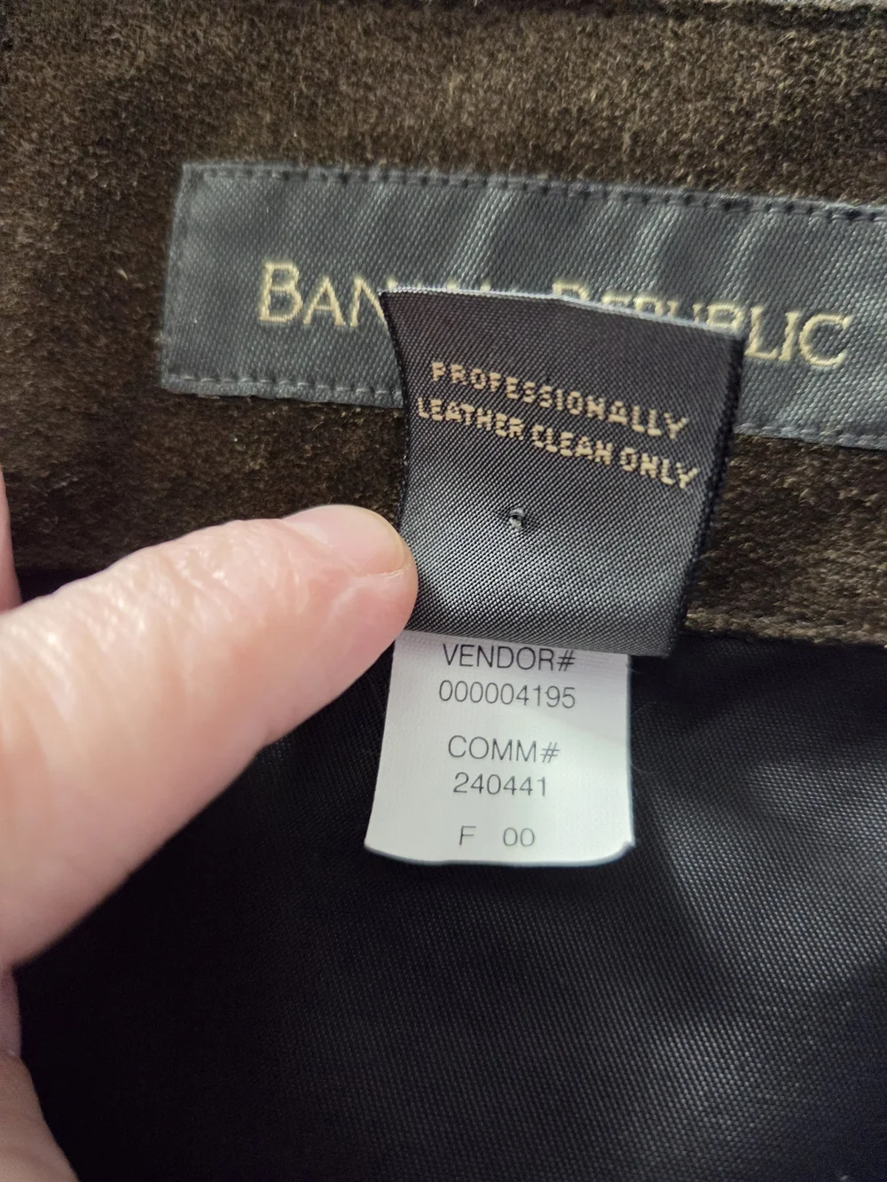 Banana Republic Men's Brown Suede Coat